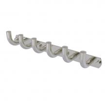 Allied Brass RM-20-6-SN - Remi Collection 6 Position Tie and Belt Rack