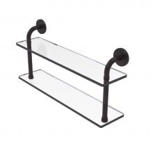 Allied Brass RM-2-22-VB - Remi Collection 22 Inch Two Tiered Glass Shelf