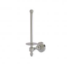 Allied Brass RW-24U-SN - Retro Wave Collection Upright Toilet Tissue Holder