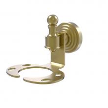 Allied Brass RW-26-SBR - Retro Wave Collection Tumbler and Toothbrush Holder