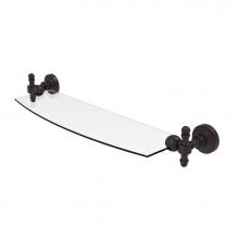 Allied Brass RW-33/18-VB - Retro Wave 18 Inch Glass Shelf