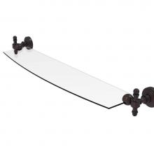 Allied Brass RW-33/24-VB - Retro Wave 24 Inch Glass Shelf
