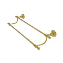 Allied Brass RW-72/24-PB - Retro Wave Collection 24 Inch Double Towel Bar