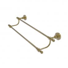 Allied Brass RW-72/24-UNL - Retro Wave Collection 24 Inch Double Towel Bar
