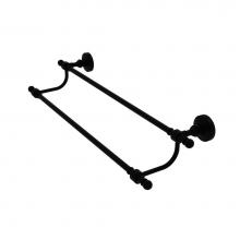Allied Brass RW-72/30-BKM - Retro Wave Collection 30 Inch Double Towel Bar