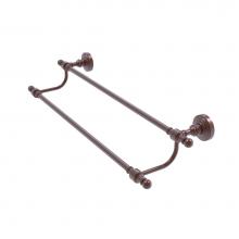 Allied Brass RW-72/30-CA - Retro Wave Collection 30 Inch Double Towel Bar