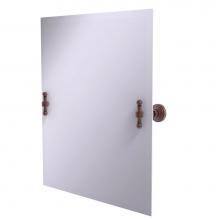 Allied Brass RW-92-CA - Frameless Rectangular Tilt Mirror with Beveled Edge