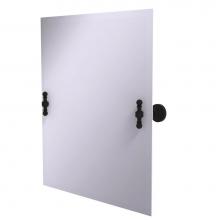 Allied Brass RW-92-ORB - Frameless Rectangular Tilt Mirror with Beveled Edge
