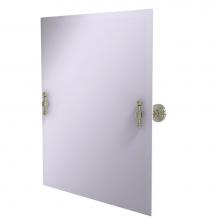 Allied Brass RW-92-PNI - Frameless Rectangular Tilt Mirror with Beveled Edge