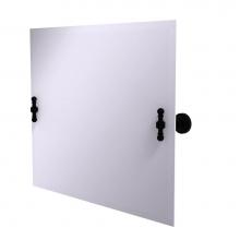 Allied Brass RW-93-BKM - Frameless Landscape Rectangular Tilt Mirror with Beveled Edge