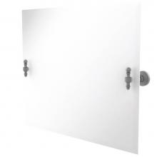 Allied Brass RW-93-GYM - Frameless Landscape Rectangular Tilt Mirror with Beveled Edge