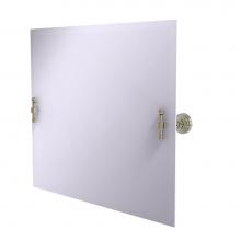 Allied Brass RW-93-PNI - Frameless Landscape Rectangular Tilt Mirror with Beveled Edge