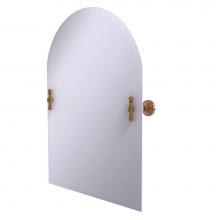 Allied Brass RW-94-BBR - Frameless Arched Top Tilt Mirror with Beveled Edge