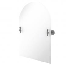 Allied Brass RW-94-GYM - Frameless Arched Top Tilt Mirror with Beveled Edge