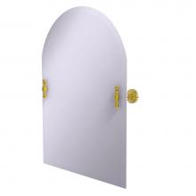 Allied Brass RW-94-PB - Frameless Arched Top Tilt Mirror with Beveled Edge