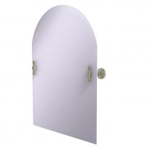 Allied Brass RW-94-PNI - Frameless Arched Top Tilt Mirror with Beveled Edge