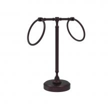 Allied Brass RWM-3-ABZ - Vanity Top 2 Towel Ring Guest Towel Holder
