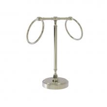 Allied Brass RWM-3-PNI - Vanity Top 2 Towel Ring Guest Towel Holder