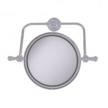 Allied Brass RWM-4/2X-PC - Retro Wave Collection Wall Mounted Swivel Make-Up Mirror 8 Inch Diameter with 2X Magnification