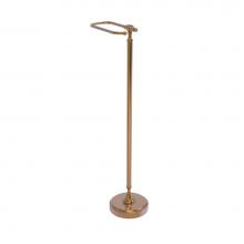 Allied Brass RWM-5-BBR - Retro Wave Collection Free Standing Toilet Tissue Holder