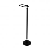 Allied Brass RWM-5-BKM - Retro Wave Collection Free Standing Toilet Tissue Holder