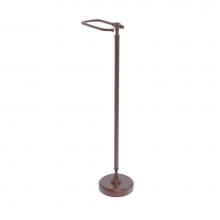 Allied Brass RWM-5-CA - Retro Wave Collection Free Standing Toilet Tissue Holder