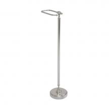 Allied Brass RWM-5-SN - Retro Wave Collection Free Standing Toilet Tissue Holder