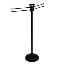 Allied Brass RWM-8-BKM - Towel Stand with 4 Pivoting Swing Arms
