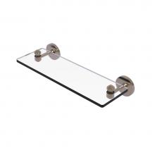 Allied Brass SB-1/16-PEW - South Beach Collection 16 Inch Glass Vanity Shelf with Beveled Edges
