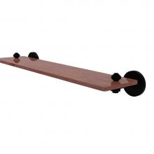 Allied Brass SB-1-22-IRW-BKM - South Beach Collection 22 Inch Solid IPE Ironwood Shelf