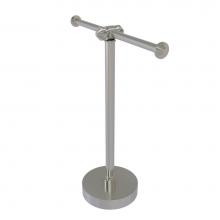 Allied Brass SB-82-SN - Southbeach Collection Vanity Top 2 Arm Guest Towel Holder