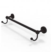 Allied Brass SG-41-18-HK-ORB - Sag Harbor Collection 18 Inch Towel Bar with Integrated Hooks