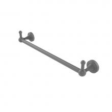 Allied Brass SG-41-18-PEG-GYM - Sag Harbor Collection 18 Inch Towel Bar with Integrated Hooks