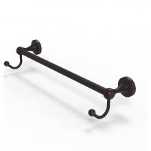 Allied Brass SG-41-30-HK-VB - Sag Harbor Collection 30 Inch Towel Bar with Integrated Hooks