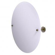 Allied Brass SG-90-ABR - Sag Harbor Collection Frameless Round Tilt Mirror with Beveled Edge