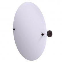 Allied Brass SG-90-ABZ - Sag Harbor Collection Frameless Round Tilt Mirror with Beveled Edge