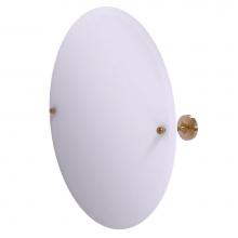 Allied Brass SG-90-BBR - Sag Harbor Collection Frameless Round Tilt Mirror with Beveled Edge