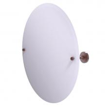 Allied Brass SG-90-CA - Sag Harbor Collection Frameless Round Tilt Mirror with Beveled Edge
