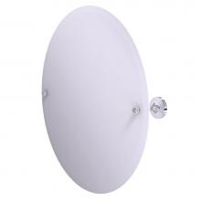 Allied Brass SG-90-PC - Sag Harbor Collection Frameless Round Tilt Mirror with Beveled Edge