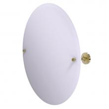 Allied Brass SG-90-UNL - Sag Harbor Collection Frameless Round Tilt Mirror with Beveled Edge