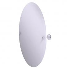 Allied Brass SG-91-SCH - Sag Harbor Collection Frameless Oval Tilt Mirror with Beveled Edge