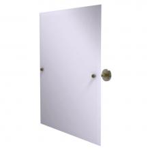 Allied Brass SG-92-ABR - Sag Harbor Collection Frameless Rectangular Tilt Mirror with Beveled Edge