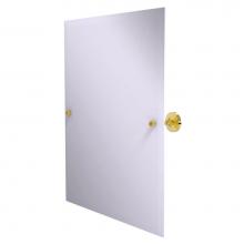 Allied Brass SG-92-PB - Sag Harbor Collection Frameless Rectangular Tilt Mirror with Beveled Edge