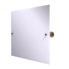 Allied Brass SG-93-ABR - Sag Harbor Collection Frameless Landscape Rectangular Tilt Mirror with Beveled Edge