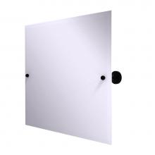 Allied Brass SG-93-BKM - Sag Harbor Collection Frameless Landscape Rectangular Tilt Mirror with Beveled Edge