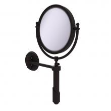 Allied Brass SHM-8/2X-ORB - Soho Collection Wall Mounted Make-Up Mirror 8 Inch Diameter with 2X Magnification
