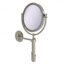 Allied Brass SHM-8/2X-PNI - Soho Collection Wall Mounted Make-Up Mirror 8 Inch Diameter with 2X Magnification