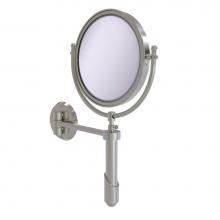 Allied Brass SHM-8/3X-SN - Soho Collection Wall Mounted Make-Up Mirror 8 Inch Diameter with 3X Magnification
