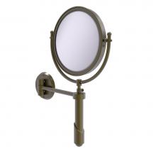 Allied Brass SHM-8/4X-ABR - Soho Collection Wall Mounted Make-Up Mirror 8 Inch Diameter with 4X Magnification