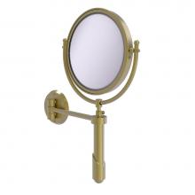 Allied Brass SHM-8/5X-SBR - Soho Collection Wall Mounted Make-Up Mirror 8 Inch Diameter with 5X Magnification
